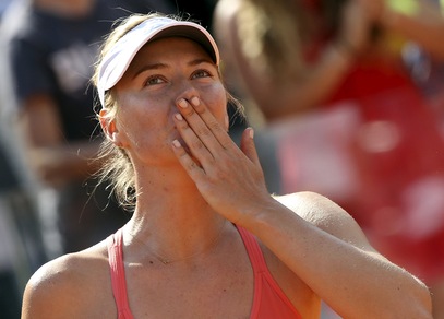Sharapova tra le stelle degli Internazionali di Roma