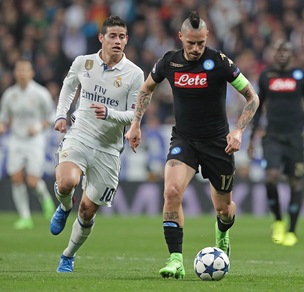 Napoli-Real Madrid: no al maxi schermo nel rispetto dei diritti tv