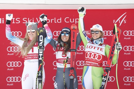 Sci, fantastica Goggia: trionfo a Joengseon, battuta Lindsey Vonn