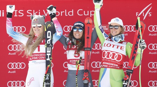 Sci, fantastica Goggia: trionfo a Joengseon, battuta Lindsey Vonn