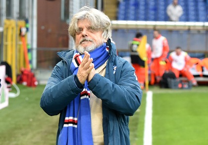 Serie A Sampdoria, Ferrero: «Se vinco il derby invado il campo»