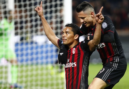 Serie A, Milan-Chievo 3-1: doppietta di Bacca e gol di Lapadula, inutile la rete di de Guzman