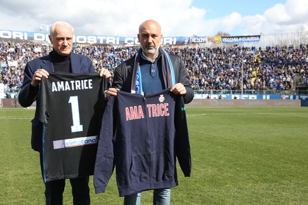 Atalanta-Fiorentina, l'incasso ad Amatrice. Il sindaco: «Ripartiamo dallo sport»