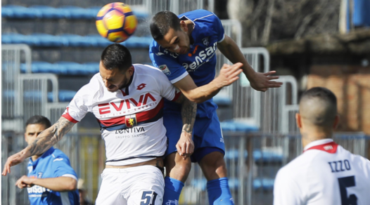 Empoli-Genoa 0-2: a segno Ntcham e Hiljemark
