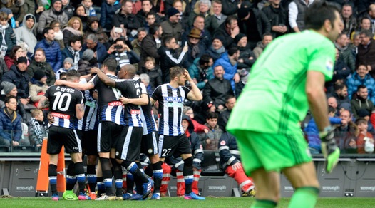 Serie A, Udinese-Juventus 1-1: Bonucci risponde a Zapata, +8 sulla Roma
