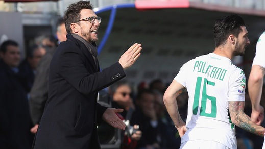 Serie A Sassuolo, Di Francesco: «Sbagliato adeguarsi al Crotone»