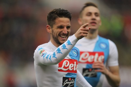Mertens, media gol da re: ora vai meglio di Cristiano