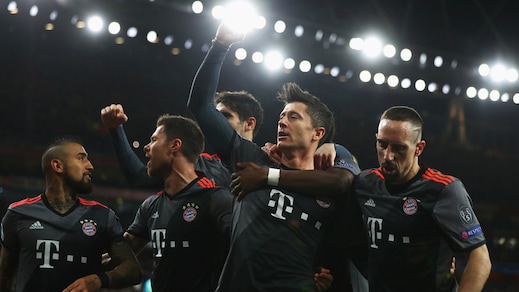 Arsenal-Bayern Monaco 1-5: Ancelotti dilaga anche all'Emirates Stadium
