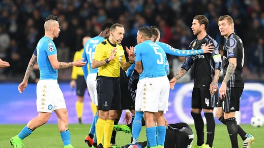 Champions League Napoli-Real Madrid 1-3, il tabellino