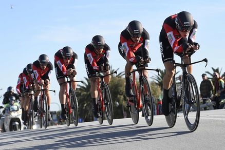 Tirreno-Adriatico: alla Bmc la prima tappa, 8° Nibali, 10° Aru