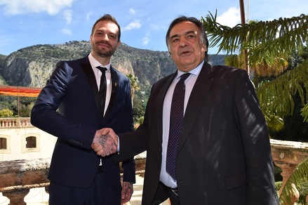 Palermo, l'incontro tra Baccaglini e il sindaco Orlando