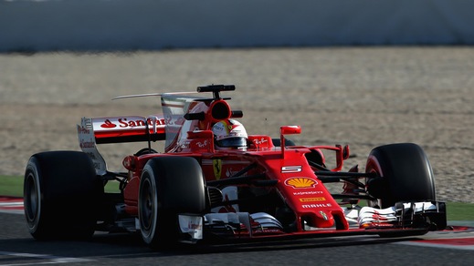 F1, test Montmelò: Vettel il più veloce con le ultrasoft