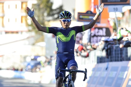 Quintana vince la 4ª tappa della Tirreno-Adriatico, Nibali lontano