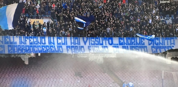 Quagliarella: «Lo striscione dei tifosi del Napoli? Ci ho fatto un poster»