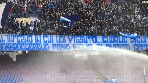Quagliarella: «Lo striscione dei tifosi del Napoli? Ci ho fatto un poster»