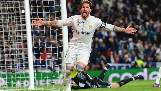 Ancora Sergio Ramos di testa: Real Madrid primo in Liga