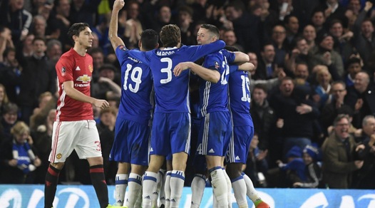 FA Cup, Chelsea-Manchester United 1-0: gol Kanté, Conte in semifinale