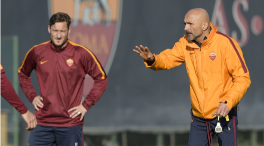 Roma: Totti a lezione da Spalletti, così si batte il Lione