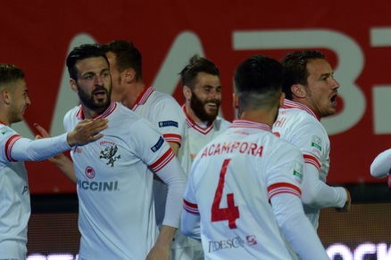 Serie B Perugia-Benevento 3-1: Nicastro, Di Carmine e Acampora