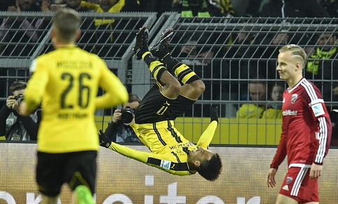 Bundesliga, Borussia Dortmund-Ingolstadt 1-0, il solito Aubameyang