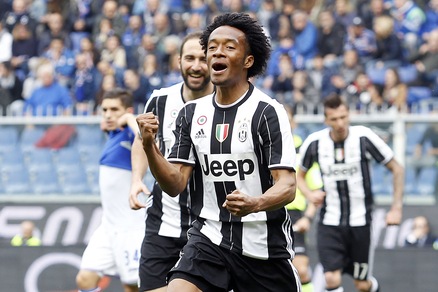 Sampdoria-Juventus 0-1: Cuadrado decide il match