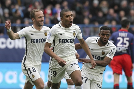 Ligue 1, Caen-Monaco 0-3: Mbappé non si ferma più