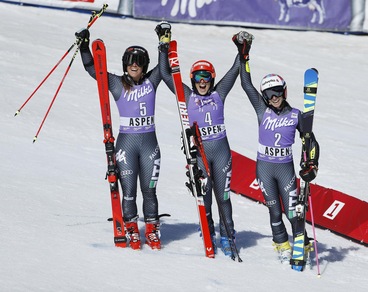 Sci: le immagini della tripletta azzurra ad Aspen