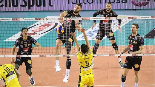 Volley: Superlega, la Lube vince il primo round contro Modena