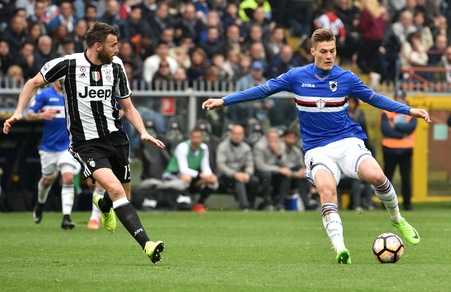 Serie A Sampdoria, per Schick allenamento individuale