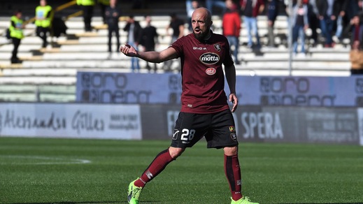 Serie B, un turno di squalifica a Zito della Salernitana