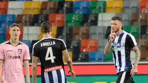 Serie A Udinese, Thereau: «Gesto sbagliato ma non era rivolto ai tifosi»