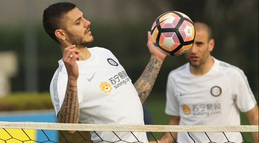 Niente Argentina? Icardi si consola con il calcio-tennis