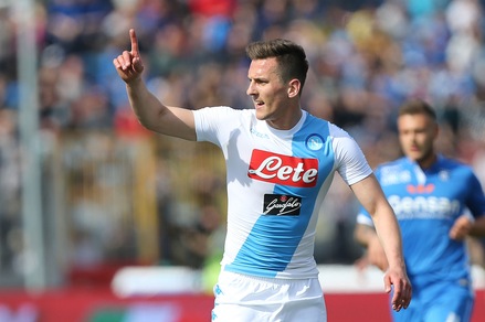 Napoli, da Milik messaggio a Sarri: «Mertens super, io aspetto... per ora»