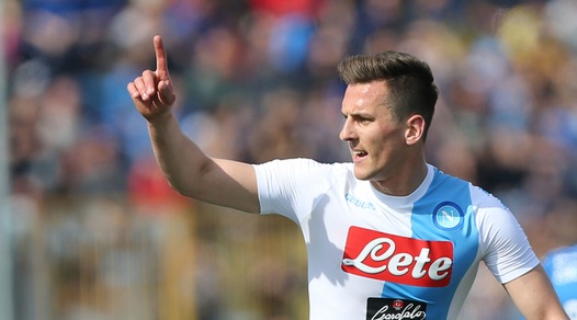 Napoli, da Milik messaggio a Sarri: «Mertens super, io aspetto... per ora»