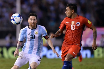 Argentina-Cile 1-0: Messi decide il match