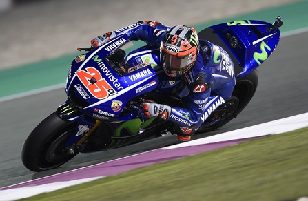 MotoGp Qatar, Viñales: «Soddisfatto nonostante la caduta»