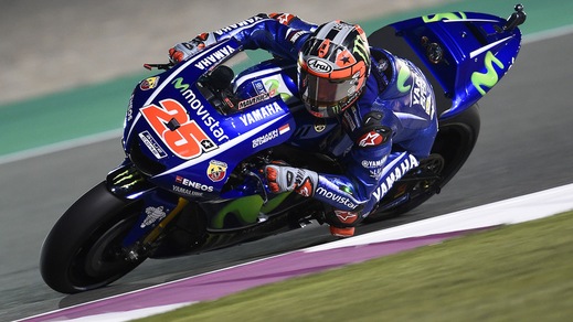 MotoGp Qatar, Viñales: «Soddisfatto nonostante la caduta»