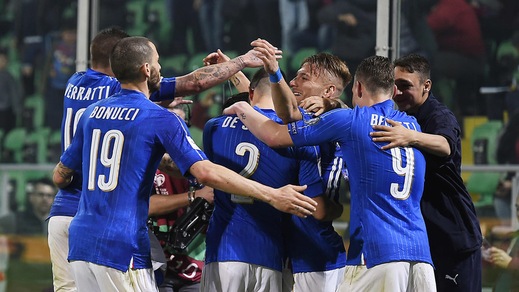 Qualificazioni Russia 2018, Italia-Albania 2-0: De Rossi e Immobile stendono De Biasi
