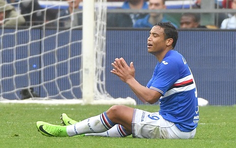 Muriel salta Inter-Samp