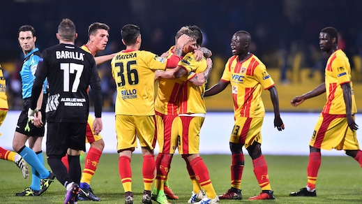 Serie B Benevento-Trapani 1-3. Doppio Coronado dal dischetto