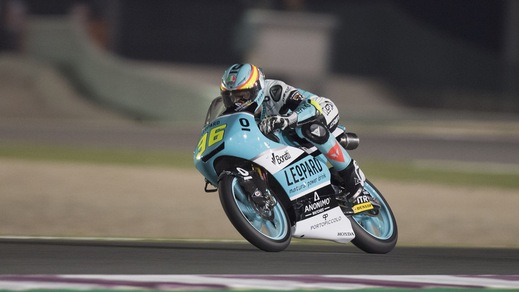 Moto3 Qatar, Mir svetta nel warm up