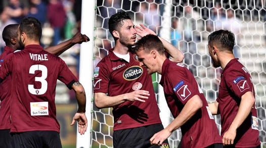 Salernitana-Ascoli 2-0: in rete Sprocati e Bernardini