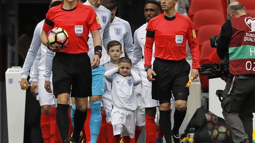 Inghilterra, scende in campo il piccolo "grande" Bradley Lowery