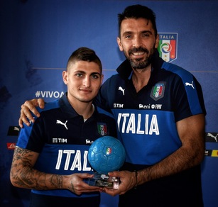 Pallone Azzurro 2016, Buffon eredita il premio da Verratti
