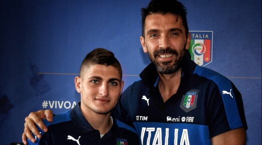 Pallone Azzurro 2016, Buffon eredita il premio da Verratti