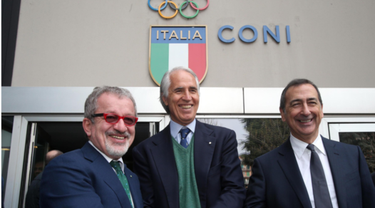 Coni, Malagò: «Grazie a Sala e Maroni, Milano '19 candidatura fortissima»