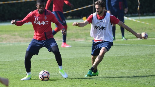 Serie A Bologna, Di Francesco e Masina in gruppo