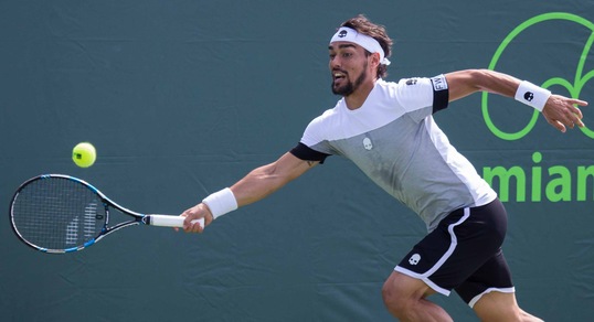 Miami Open 2017: Fognini ai quarti di finale, battuto Young