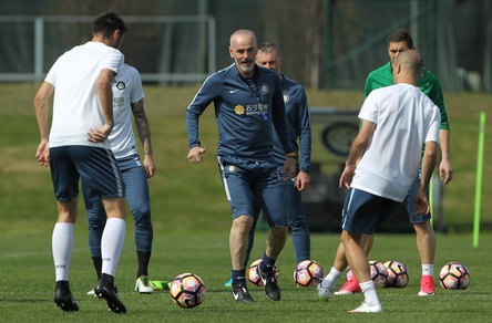 Inter, anche Pioli partecipa al "torello" in allenamento