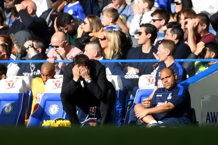 Chelsea-Crystal Palace 1-2: la disperazione di Conte